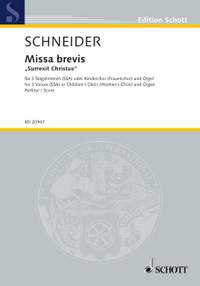 Schneider, E: Missa brevis "Surrexit Christus"