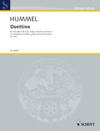 Hummel, B: Duettino op. 82b