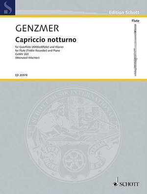 Genzmer, H: Capriccio notturno GeWV 263
