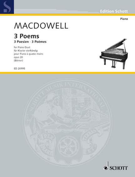 MacDowell, E: 3 Poems op. 20