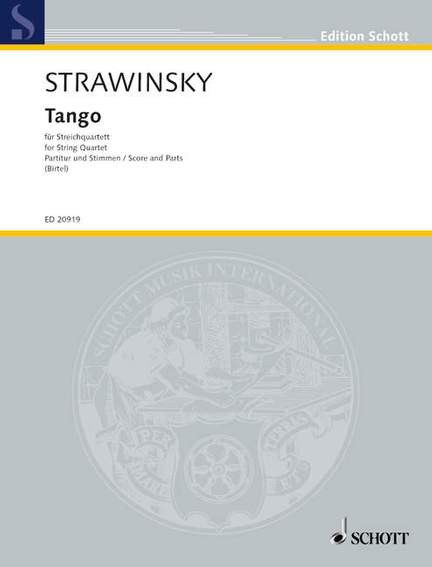 Stravinsky, I: Tango