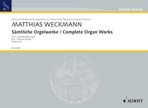 Weckmann, M: Complete Organ Works Vol. 23