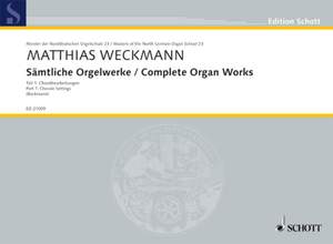 Weckmann, M: Sämtliche Orgelwerke Vol. 23