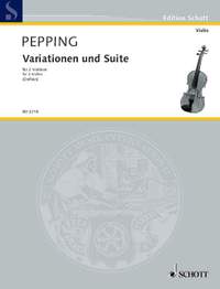 Pepping, E: Variations and Suite