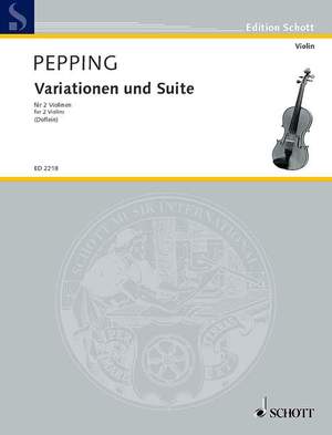 Pepping, E: Variationen und Suite