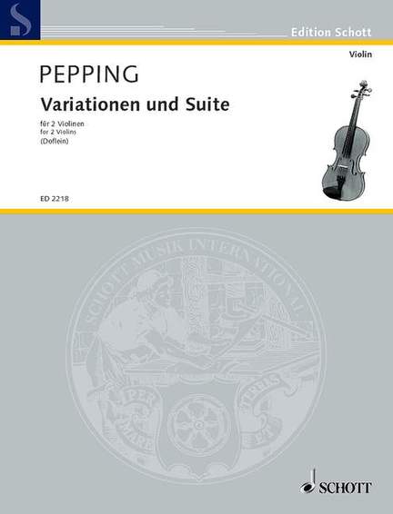 Pepping, E: Variationen und Suite