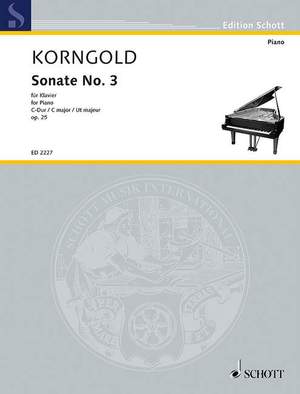Korngold, E W: Sonata No. 3 op. 25