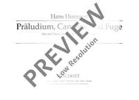 Humpert, Hans: Präludium, Canzone und Fuge