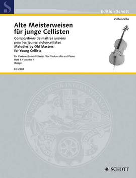 Alte Meisterweisen für junge Cellisten Vol. 1