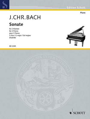 Bach, J C: Sonate G-Dur G major