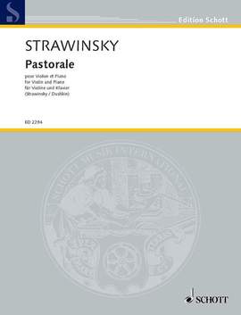 Stravinsky, I: Pastorale No. 33