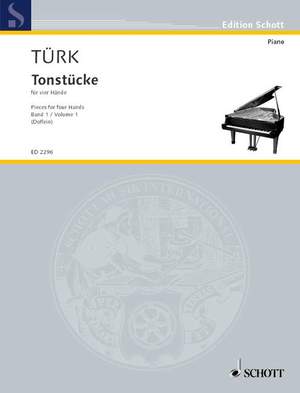 Tuerk, D G: Tonstücke für vier Hände Vol. 1