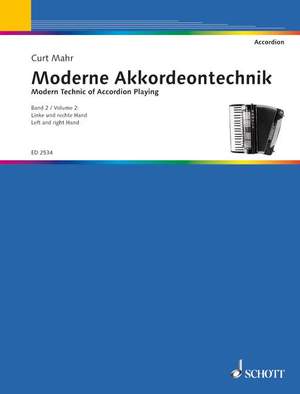 Mahr, C: Modern Technic of Accordion Playing Vol. 2