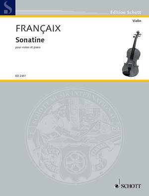 Françaix, J: Sonatine