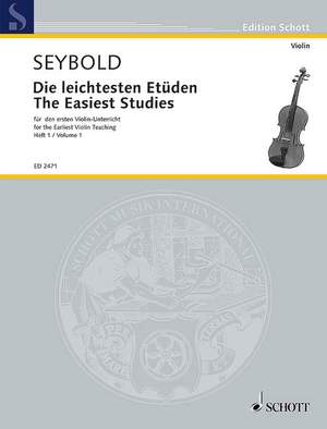 Seybold, A: Die leichtesten Etüden Vol. 1