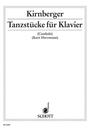 Kirnberger, J P: Tanzstücke