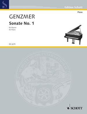 Genzmer, H: Piano Sonata No. 1 GeWV 368