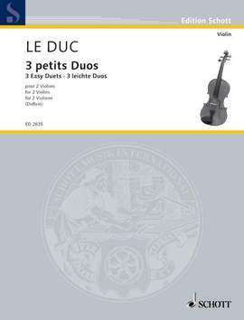 Leduc, S: 3 petits Duos