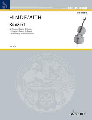 Hindemith, P: Cello Concerto