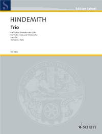 Hindemith, P: Trio op. 34