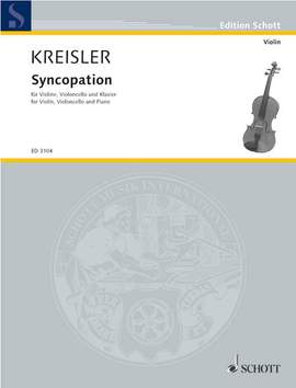 Kreisler, F: Syncopation