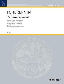 Tcherepnin, A: Chamber concerto D Major D major op. 33
