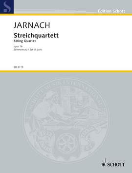 Jarnach, P: String quartet op. 16