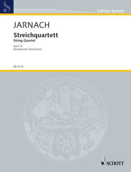 Jarnach, P: String quartet op. 16