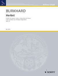 Burkhard, W: Herbst op. 36