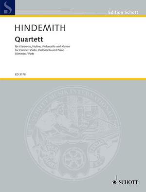 Hindemith, P: Quartet