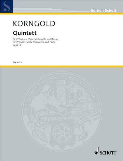 Korngold, E W: Quintet E major op. 15