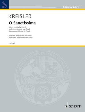 Kreisler, F: O Sanctissima