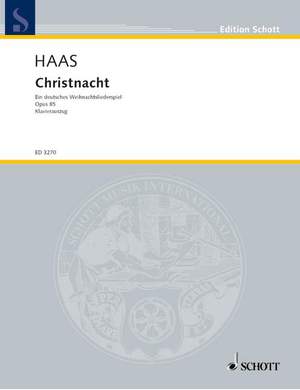 Haas, J: Christnacht op. 85