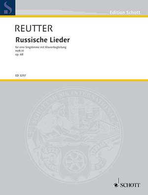 Reutter, H: Russische Lieder op. 68