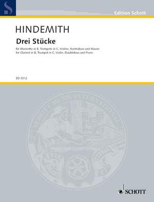 Hindemith, P: 3 Pieces