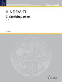 Hindemith, P: 2nd String Quartet F Minor op. 10