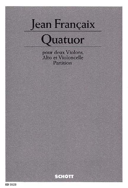 Françaix, J: Quartet