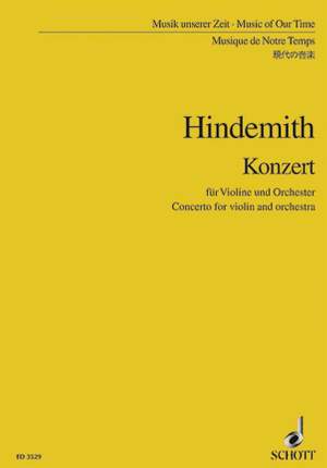 Hindemith, P: Violin Concerto