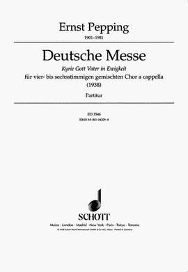 Pepping, E: Deutsche Messe
