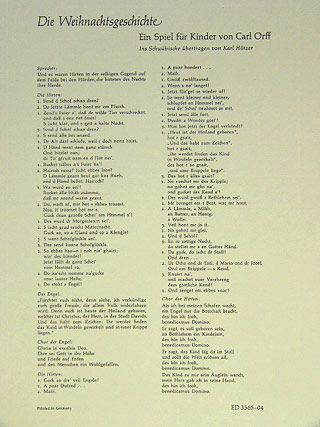 Die Weihnachtsgeschichte