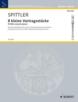 Spittler, H: 8 kleine Vortragsstücke
