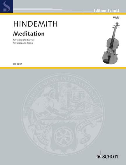Hindemith, P: Meditation
