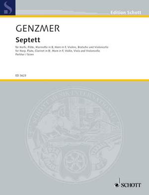 Genzmer, H: Septet GeWV 350