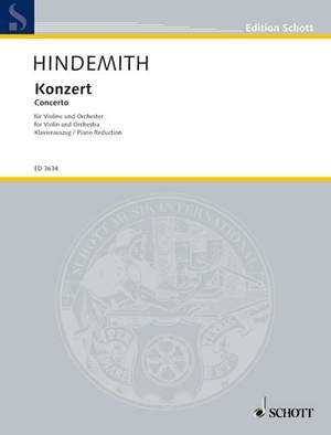 Hindemith, P: Violin Concerto