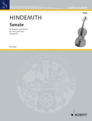 Hindemith, P: Viola Sonata