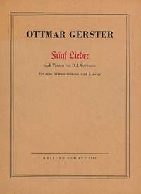 Gerster, O: 5 Lieder