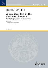 Hindemith, P: When lilacs last in the door-yard bloom'd