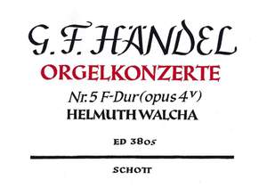 Handel, G F: Organ Concerto No. 5 F Major op. 4/5 HWV 293