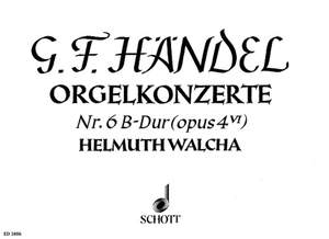 Handel, G F: Organ Concerto No. 6 B Major op. 4/6 HWV 294