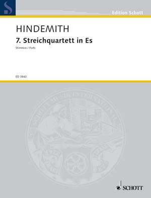 Hindemith, P: 7th String quartet in E flat